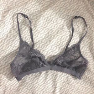 Gap lavender lace triangle bra